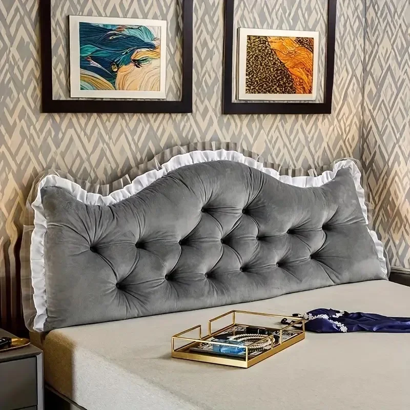 Headboard Cushion Backrest Tatami - 柔らかいレースの畳クッション,ヘッドボード,読書枕,首,ベッドサイドテーブル,背もたれ,大きな背もたれサポート