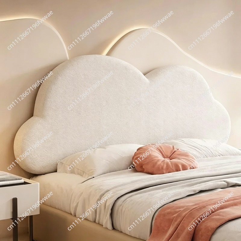 Headboard Cushion Backrest Tatami - 雲型ヘッドボードクッション、寝室用ソフトバッグクッション、畳用ユニバーサル衝突防止パッド、大型背もたれ