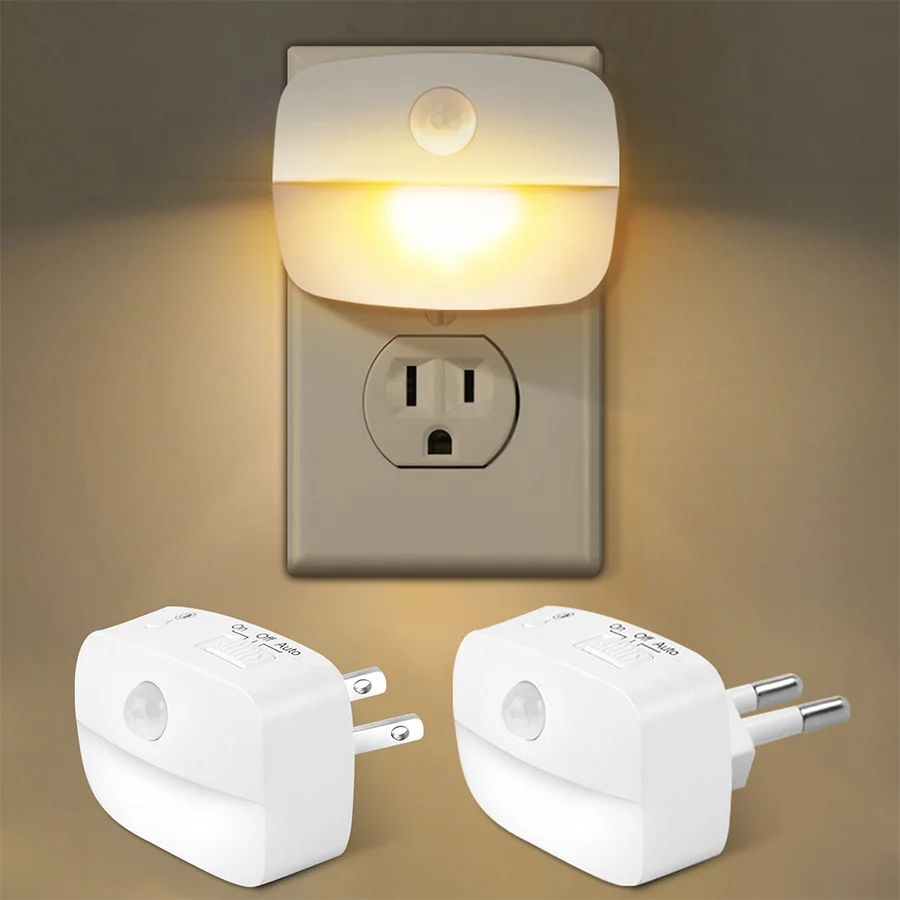 Floating Nightstand With Led Light - モーションセンサー付きLEDナイトライト,EU,EU,子供用ナイトライト,寝室の装飾,廊下,階段用