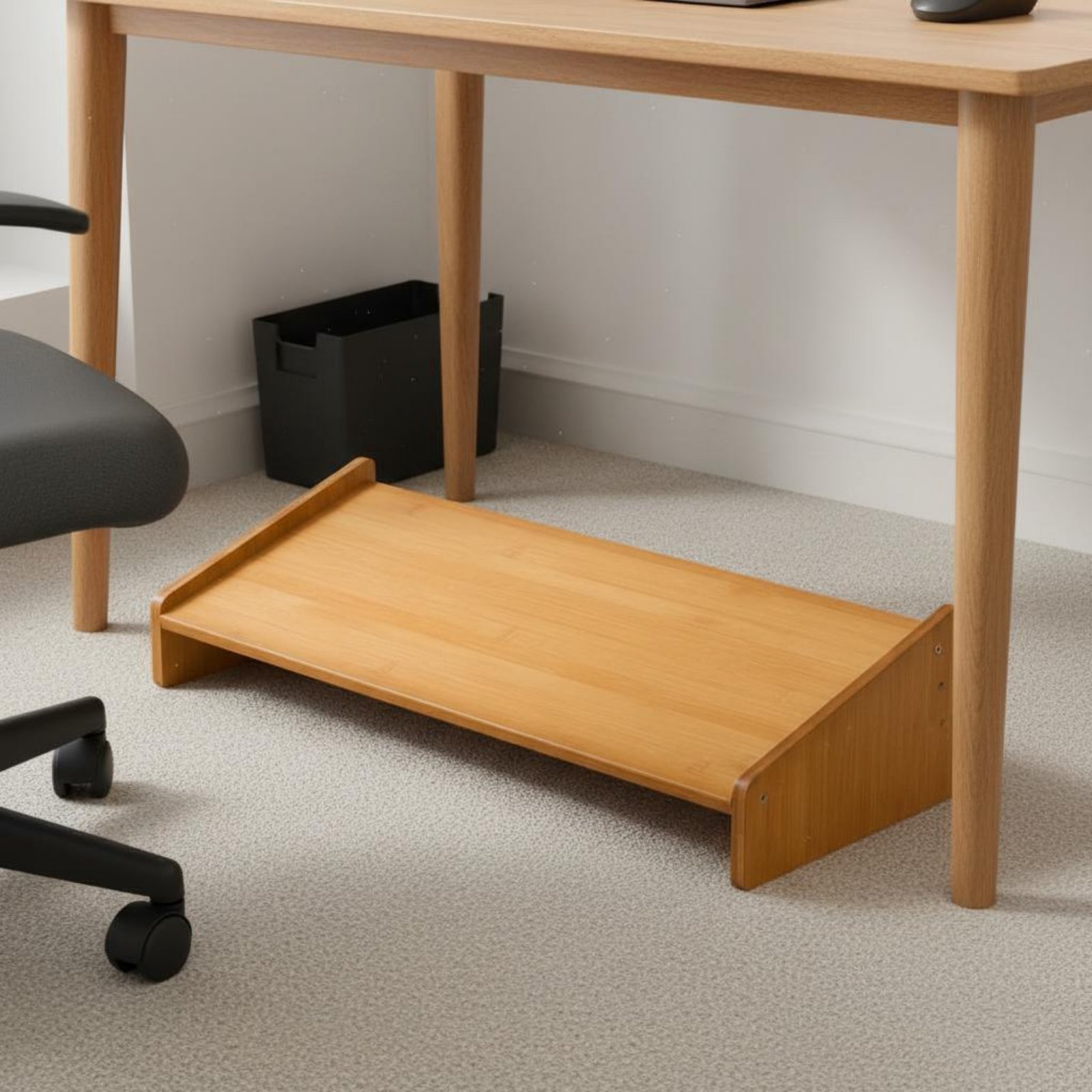 デスク下フットレスト 幅広表面 オフィス用フットスツール 角 - Chairs のレビューと価格