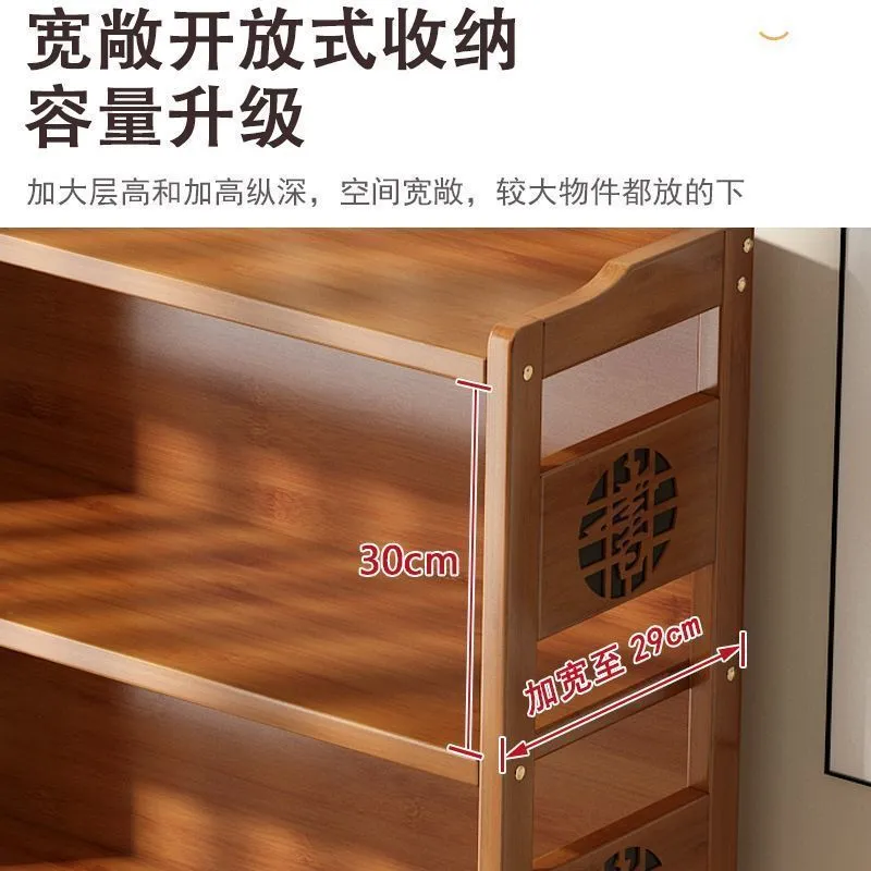 無垢材の本棚 シンプルな収納ラック 寝室 リビングルーム 学 - Bedroom Furniture のレビューと価格