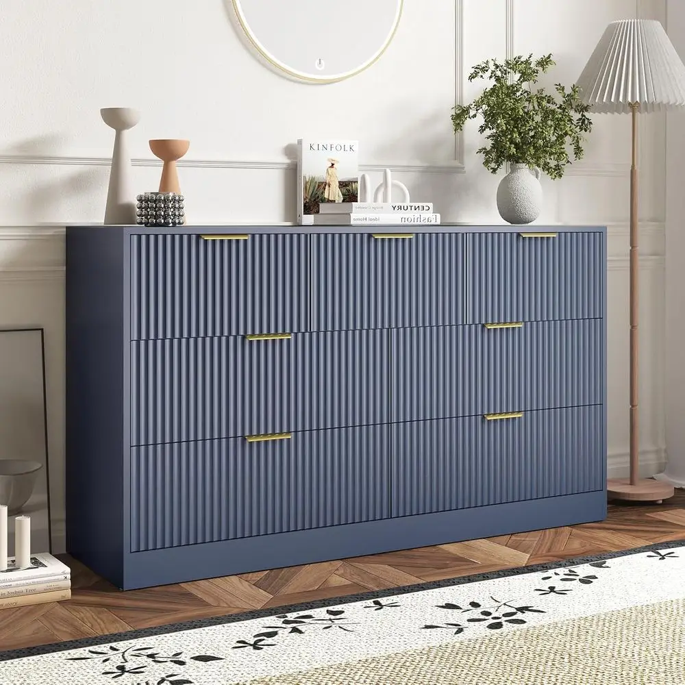 幅55インチの寝室用ドレッサー、深い引き出し付き、エレガント - Bedroom Furniture のレビューと価格