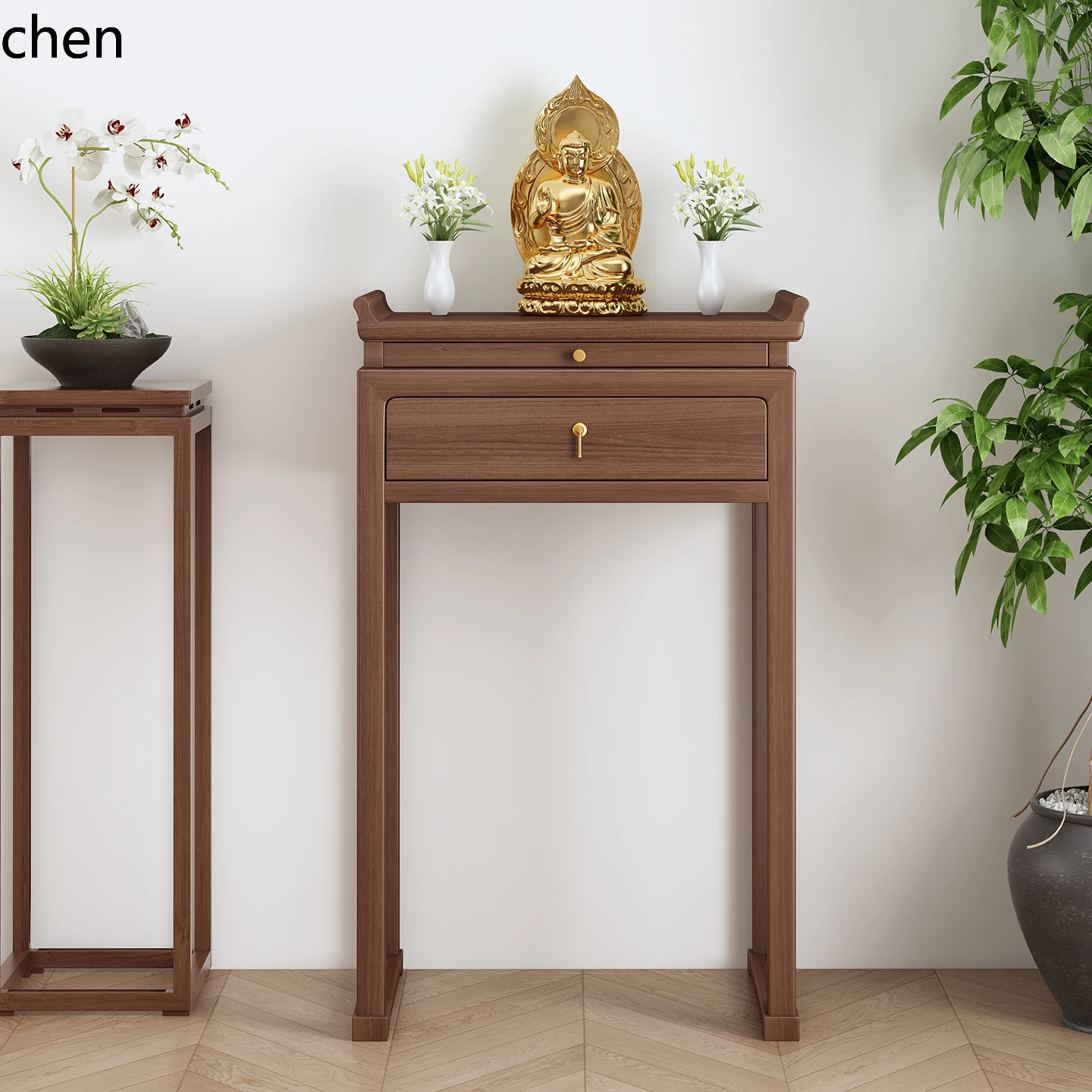 r5.20 桜材の供物台 シェンタイ家庭用無垢材供物台 仏陀 - Tables のレビューと価格