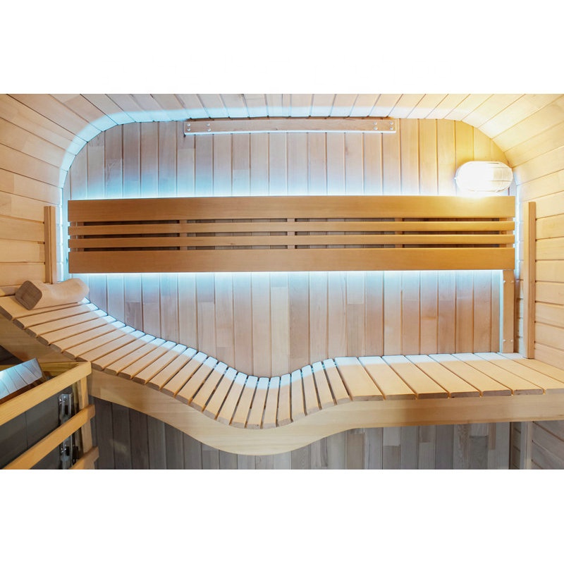 屋外サウナ モダンデザインキャビン 屋外バレルサウナ 4人用 - Outdoor Furniture のレビューと価格