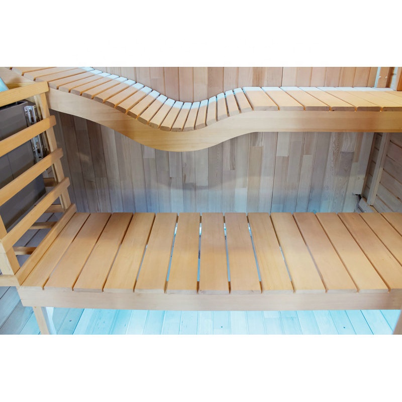 屋外サウナ モダンデザインキャビン 屋外バレルサウナ 4人用 - Outdoor Furniture のレビューと価格