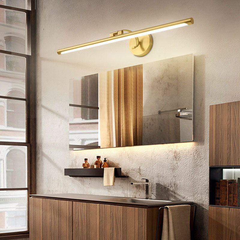 全銅製バスルームバニティミラーライト LED バスルームドレ - Dressing Table Vanity With Lighted Mirror のレビューと価格