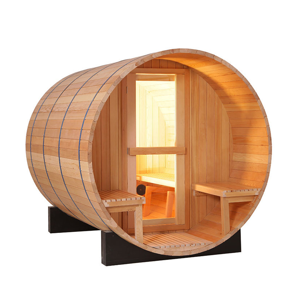 屋外サウナ卸売 屋外4～6人用 カナダ産ヘムロックサウナ ド - Outdoor Furniture のレビューと価格