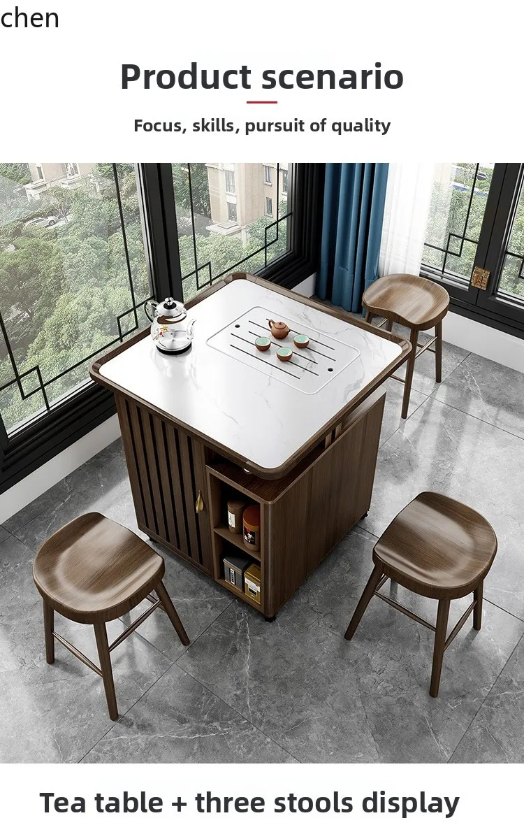 i5.15 バルコニーティーテーブルと椅子セット（車輪付き、 - Chairs のレビューと価格