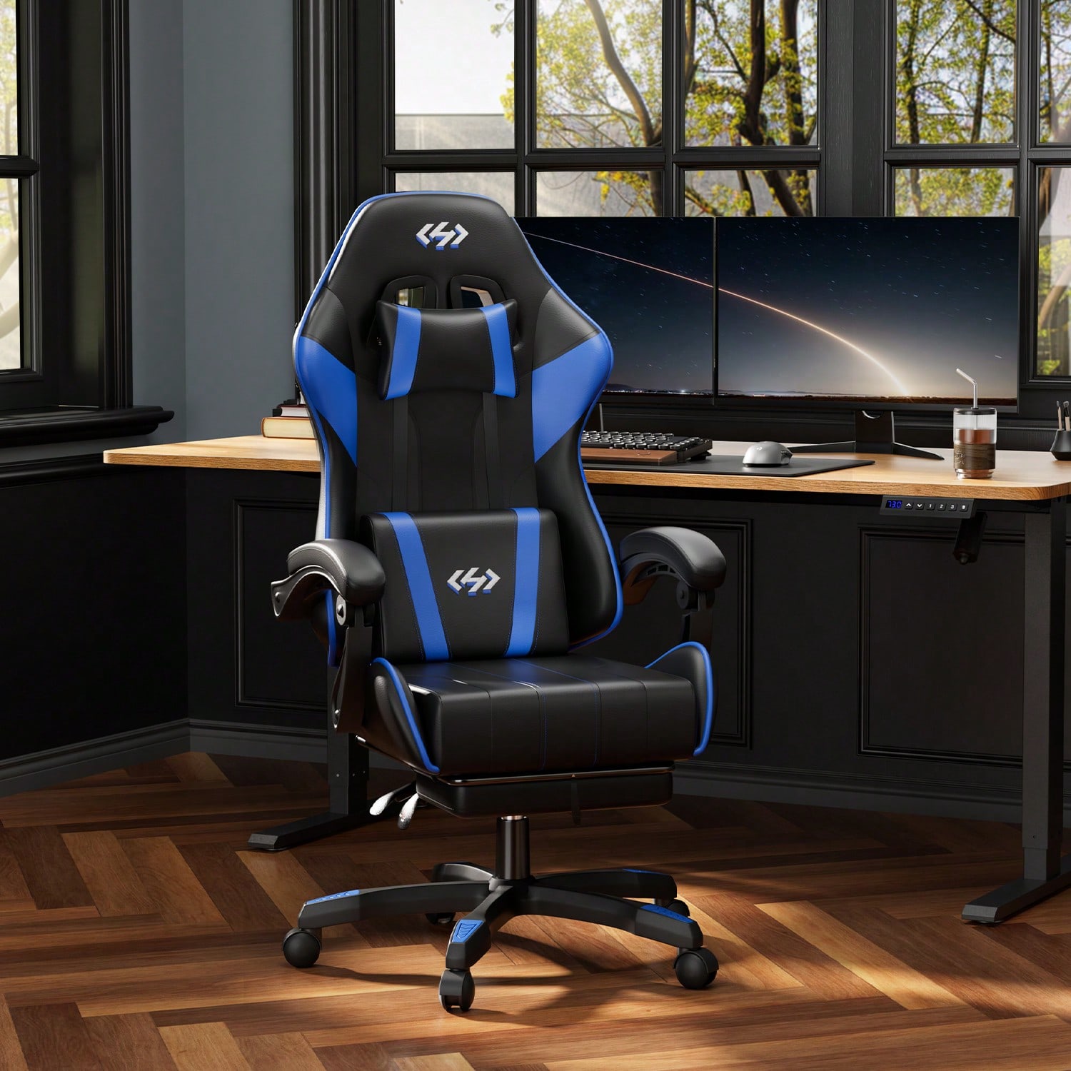 HLDIRECTゲーミングチェア、人間工学に基づいたコンピュ - Chairs のレビューと価格