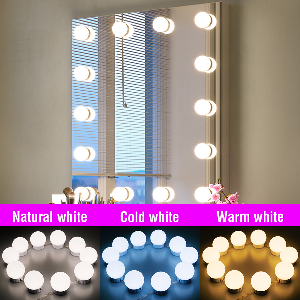 USB LED バニティミラーライト ドレッシングテーブル  - Dressing Table Vanity With Lighted Mirror のレビューと価格
