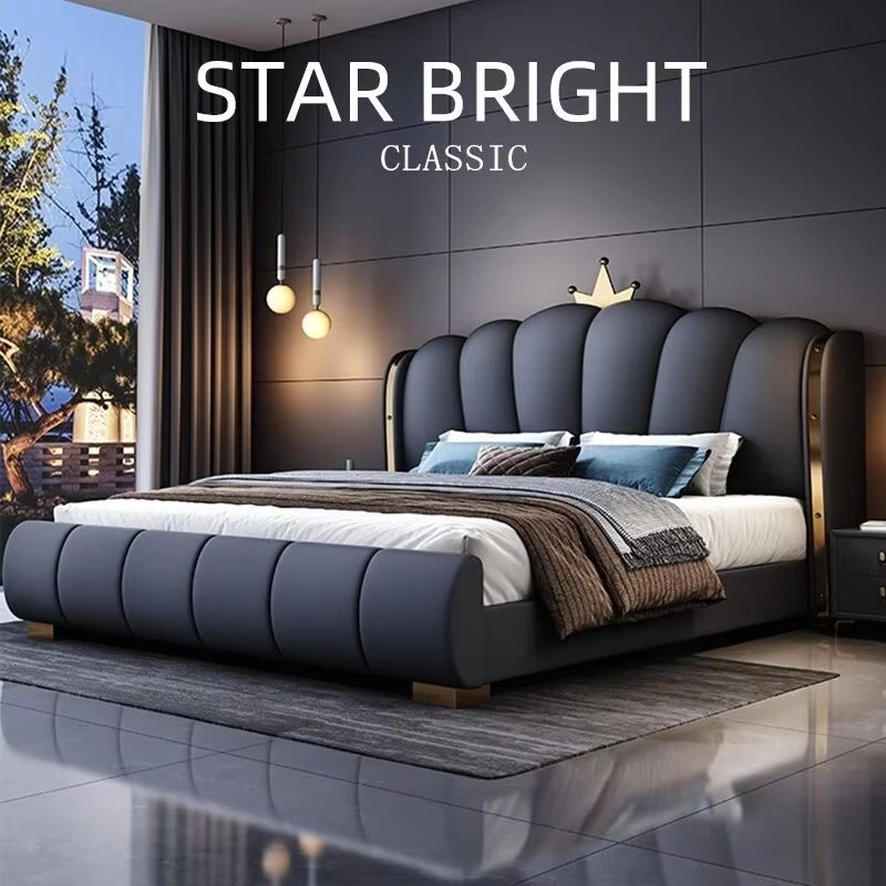 モダンな高級感のある木製ベッドルーム家具。収納引き出し付きの - King Size Bed Frame With Storage Drawers のレビューと価格
