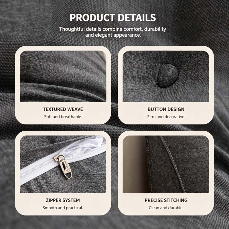 大型ヘッドボードクッション 畳背もたれ 三角サポートボルスタ - Headboard Cushion Backrest Tatami のレビューと価格