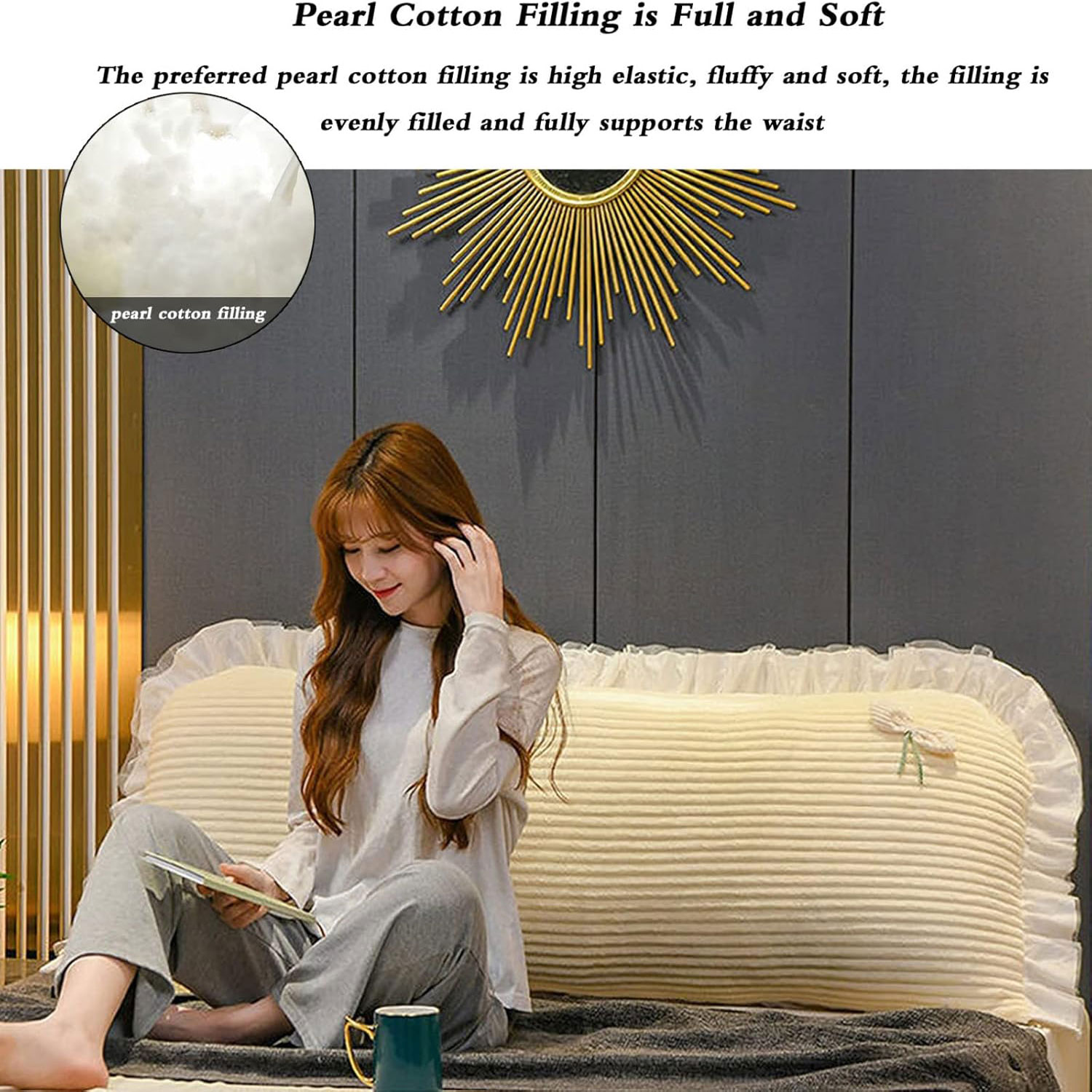 90/120/150 センチメートル畳枕ヘッドボード背もたれ - Headboard Cushion Backrest Tatami のレビューと価格